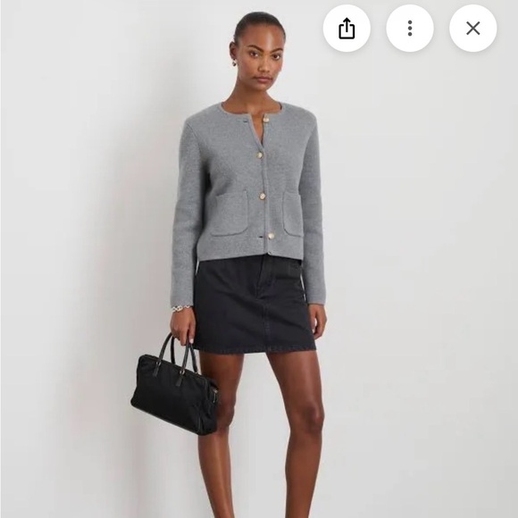 Alex Mill Jackets & Blazers - Alex Mill Gray Knit Sweater jacket new S small